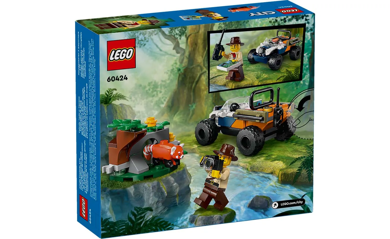 60424 | LEGO® CITY Jungle Explorer ATV Red Panda Mission