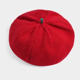 Bonjour Apple Knitted Beret