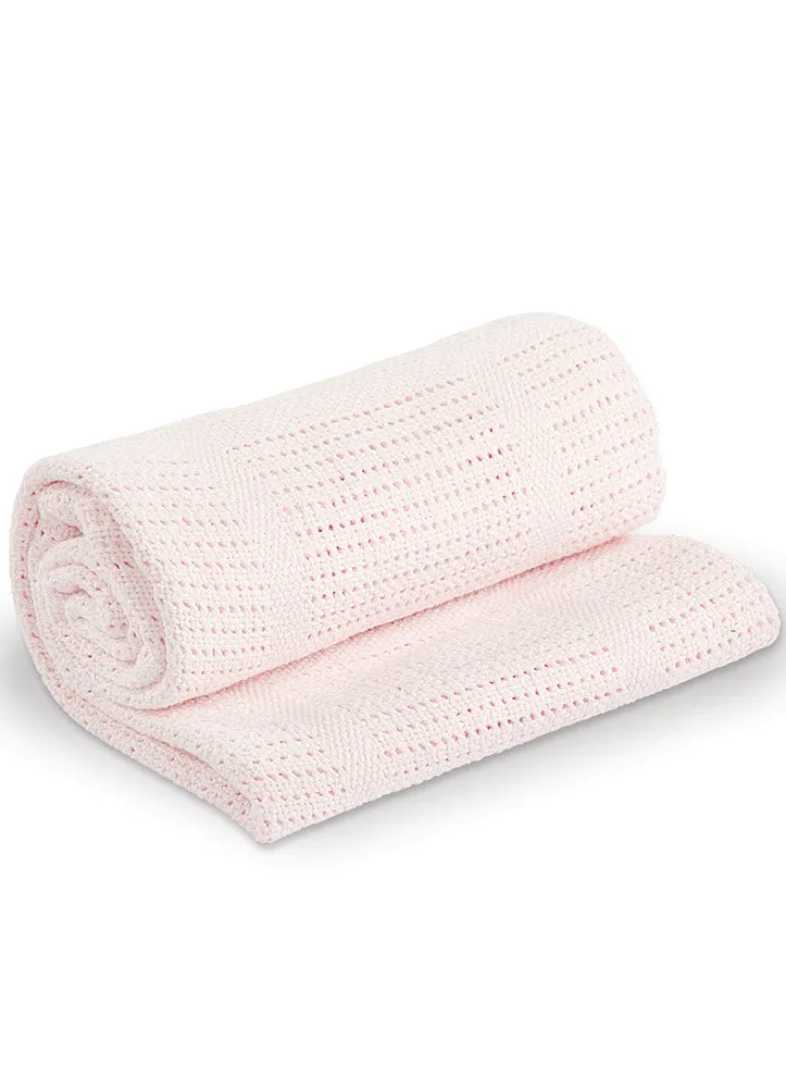 Cellular Blanket Pink by Mary Meyer