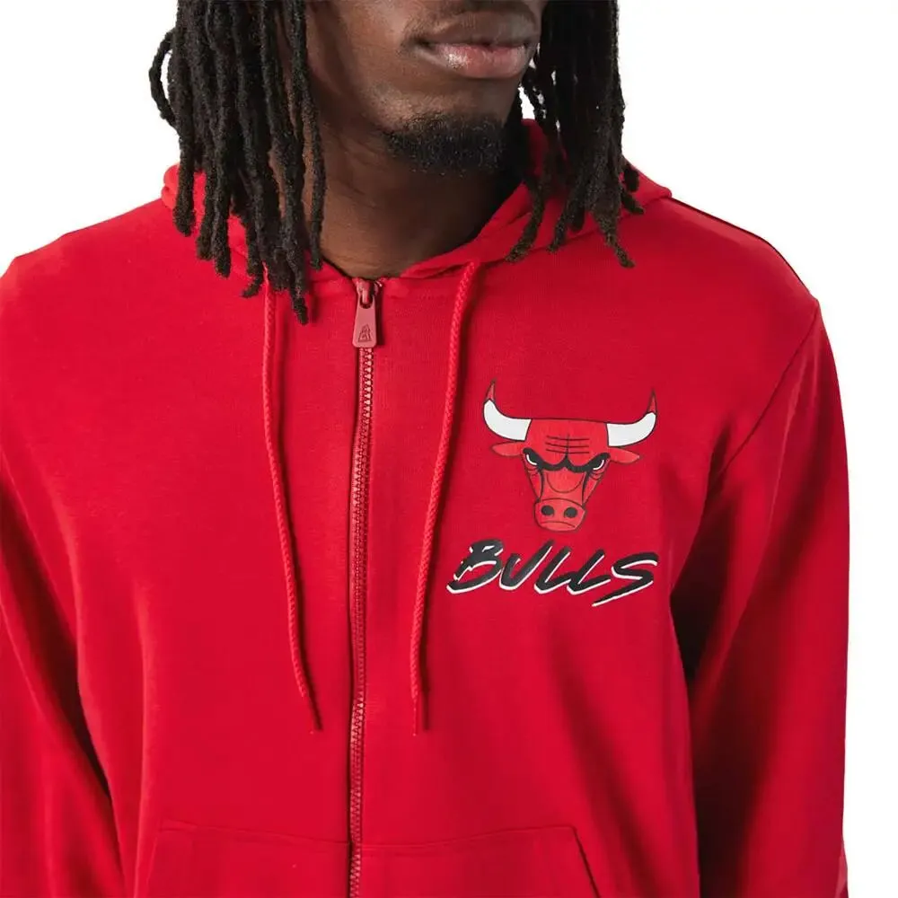 Chicago Bulls Nba Script Red Hoodie