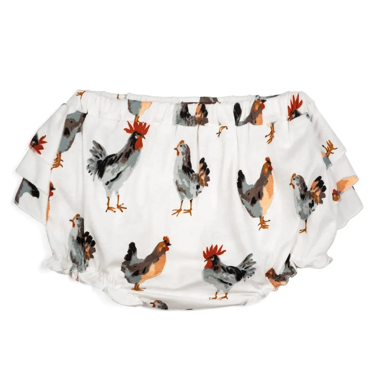 Chicken Print Ruffle Bloomers