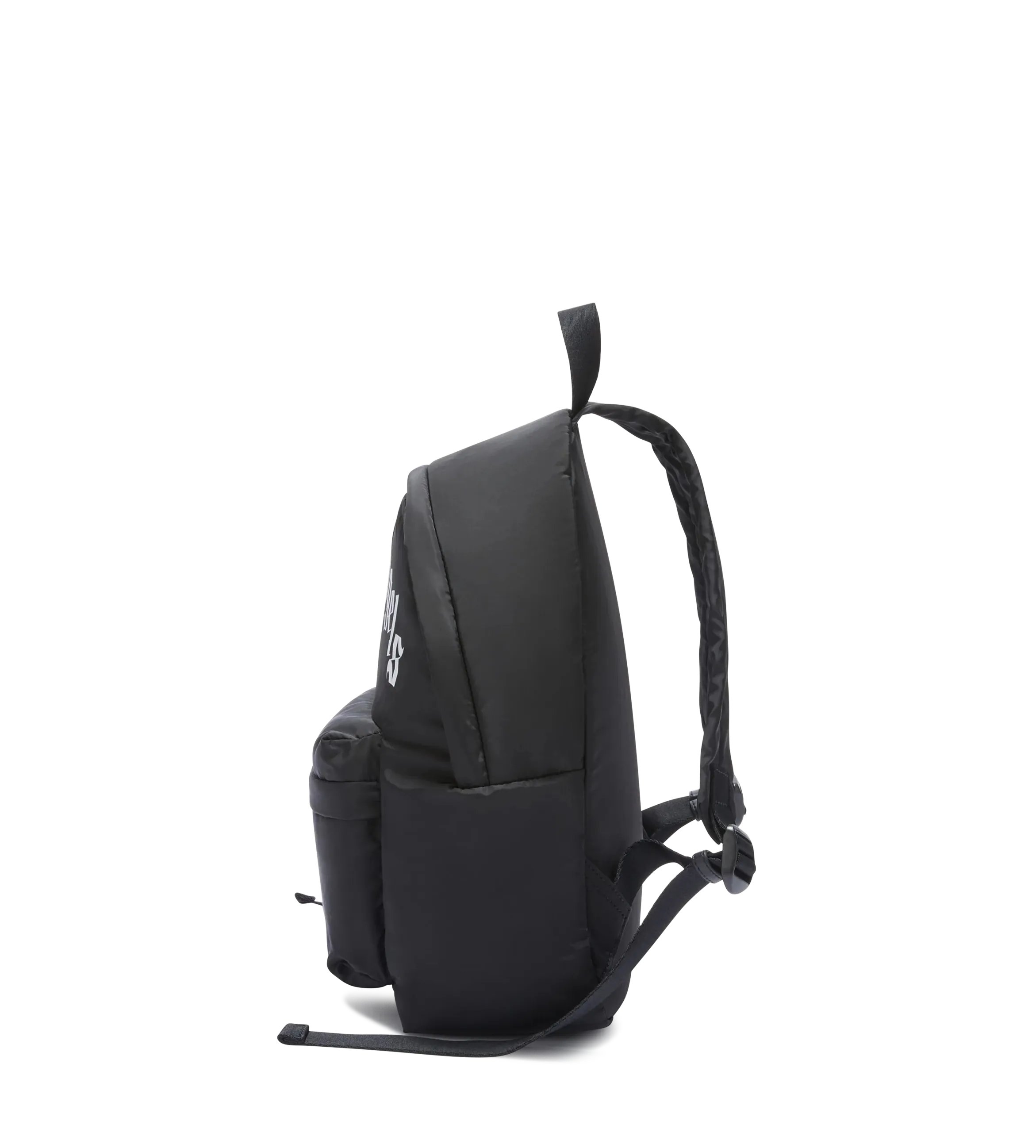 Curved Logo Backpack Black