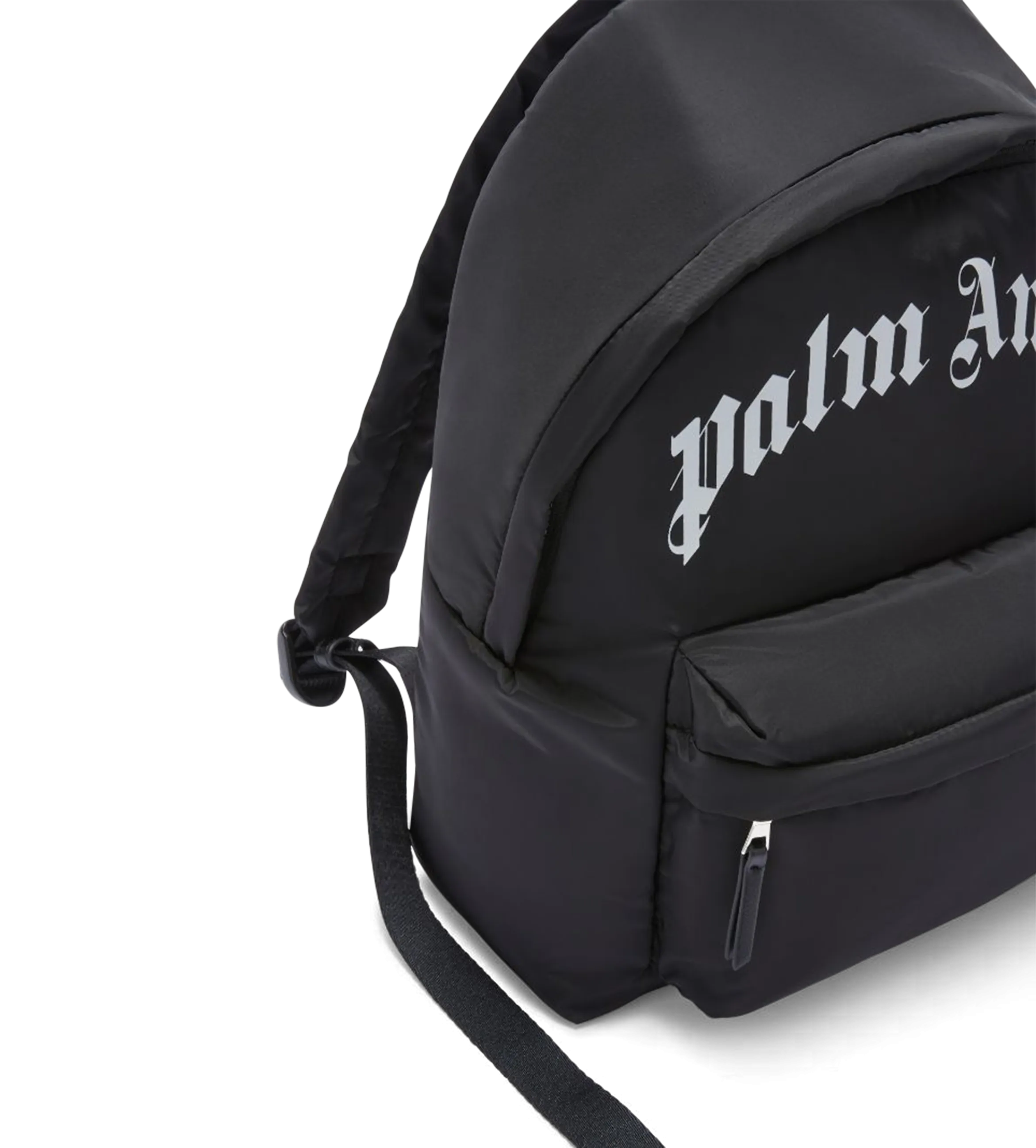 Curved Logo Backpack Black