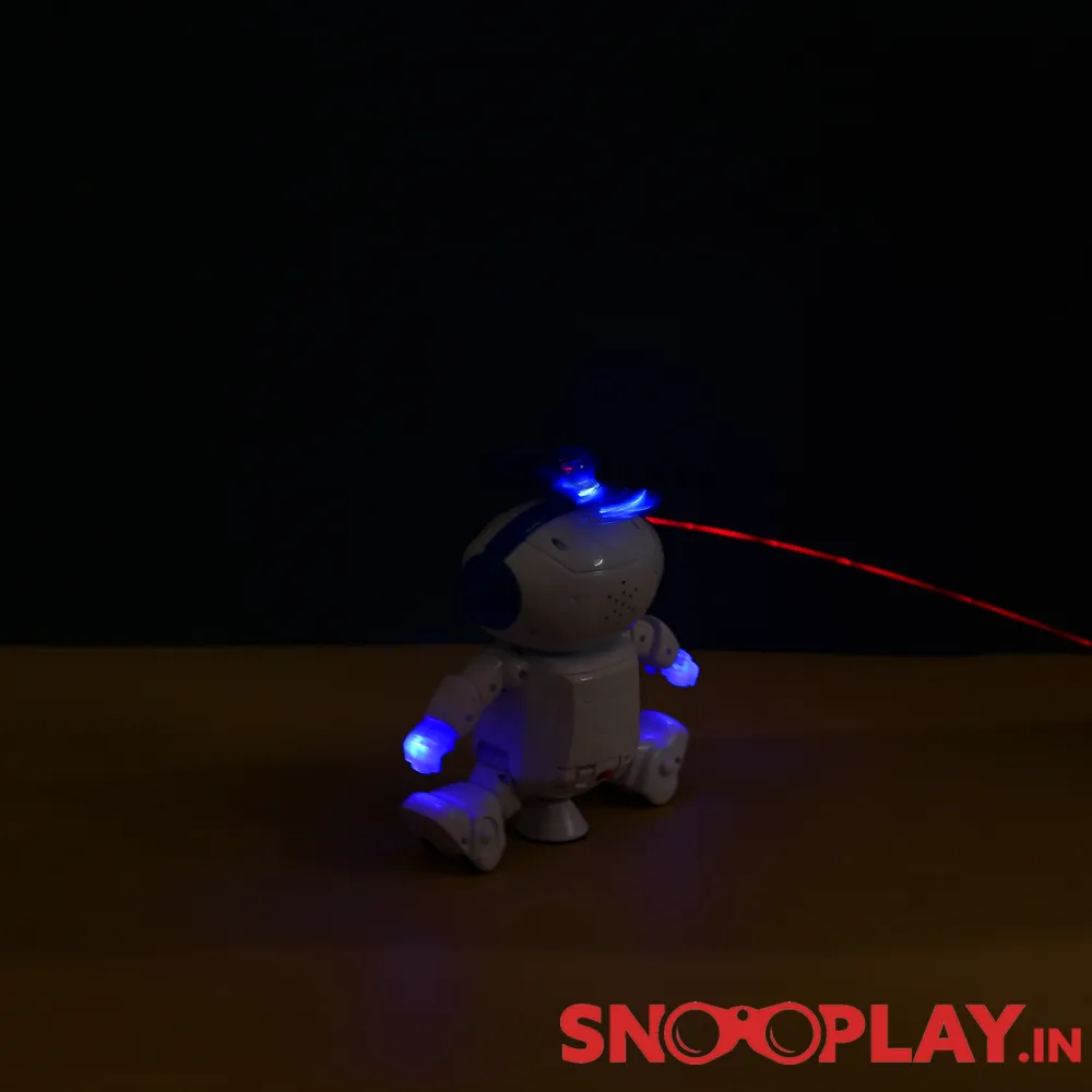 Dancing Robot Musical Toy With Lights For Kids (with 360 Degree Rotation)