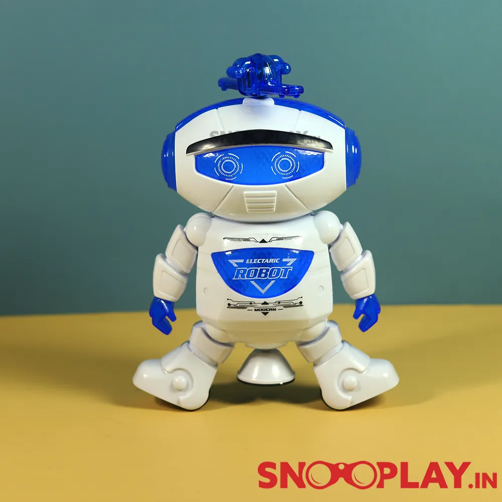 Dancing Robot Musical Toy With Lights For Kids (with 360 Degree Rotation)