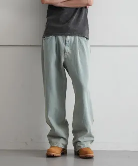 F-LAGSTUF-F COLOR DENIM 1 TUCK PANTS "BEIGE"