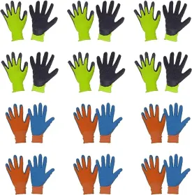 Handlandy Wholesale Kid Gardening Gloves Foam Rubber Coated Latex 509798 (120 Pairs)