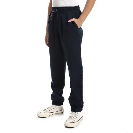 Kids Sweatpants Gabardine - Navy