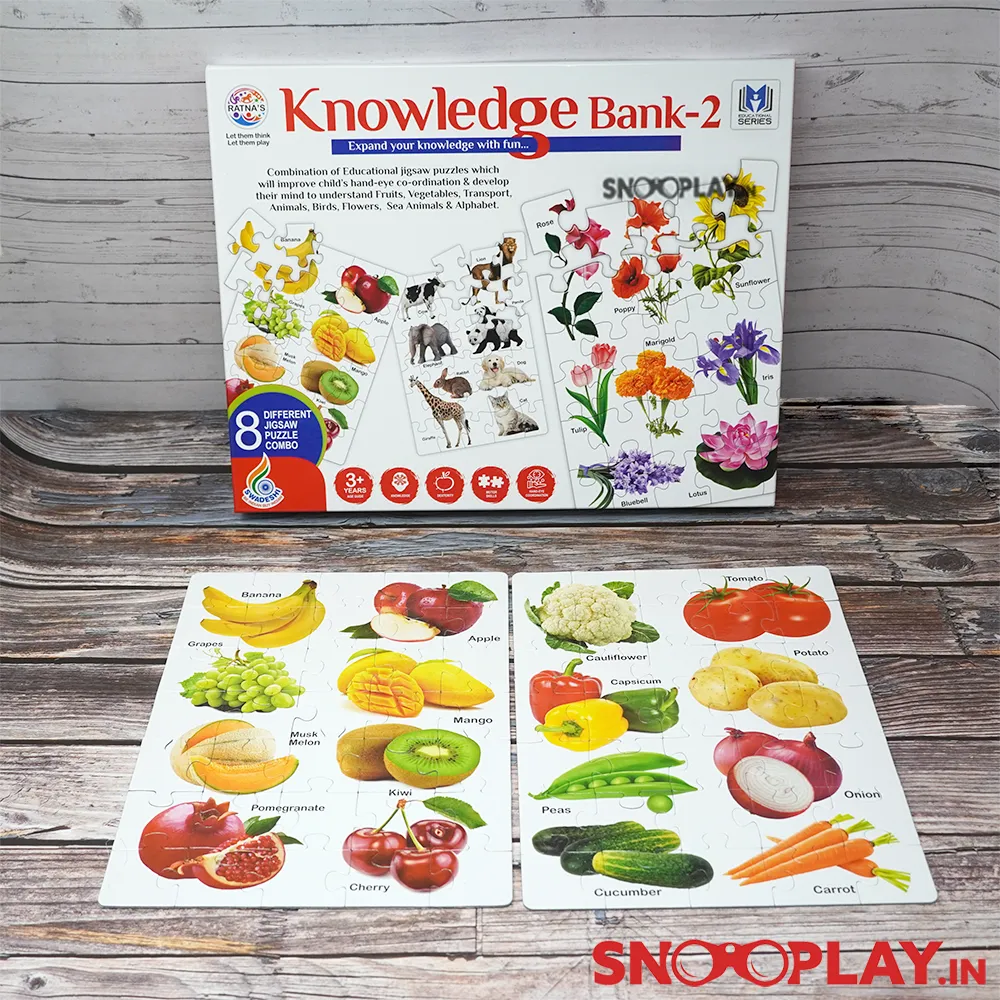 Knowledge Bank (Type 2) Educational Game For Kids