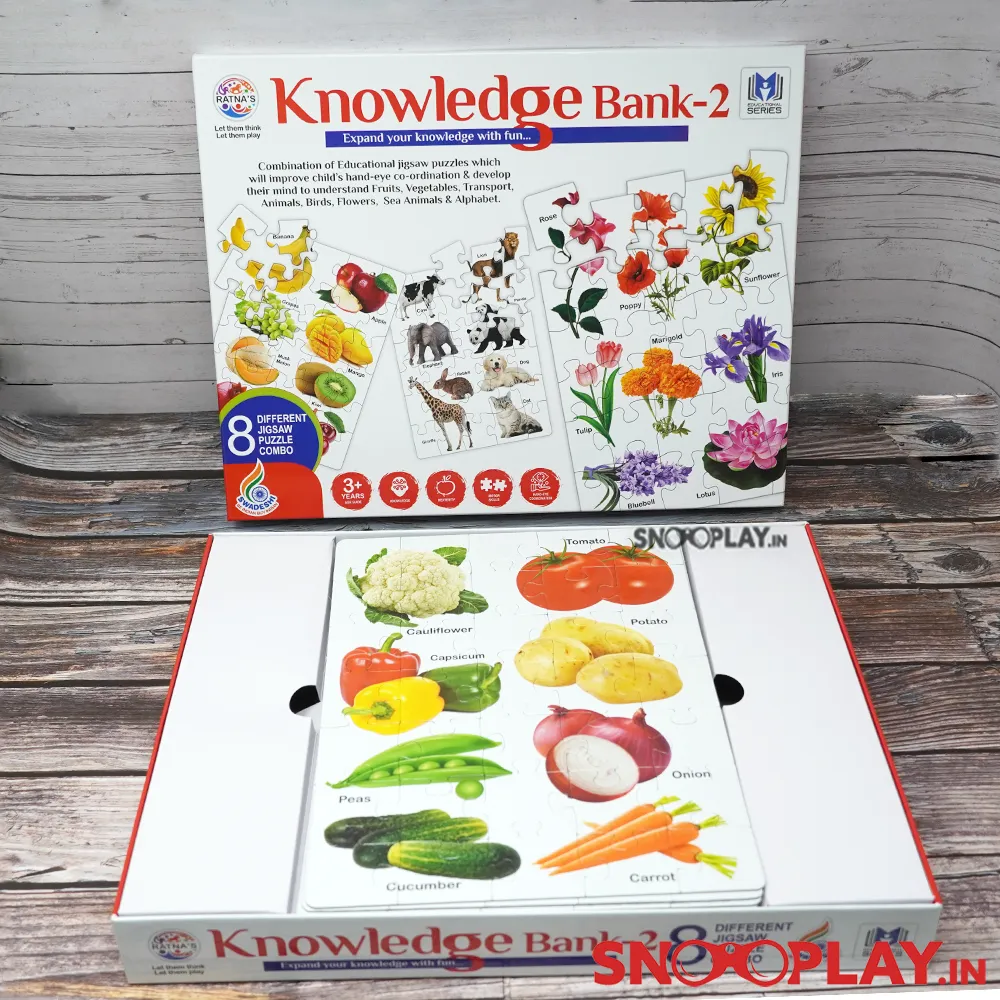 Knowledge Bank (Type 2) Educational Game For Kids