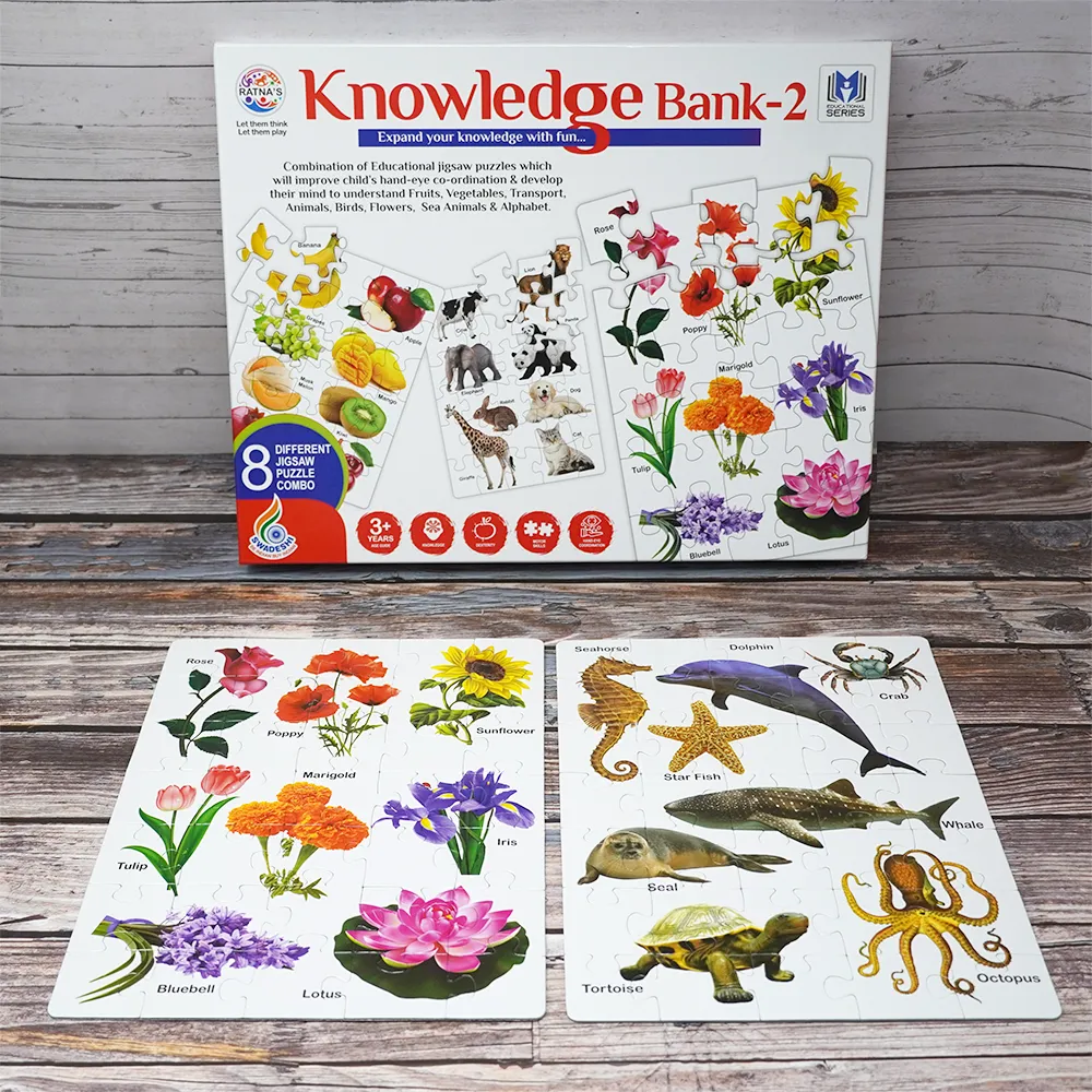 Knowledge Bank (Type 2) Educational Game For Kids