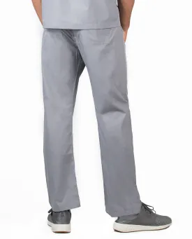 Large Tall 34" - Slate Grey David Simple Scrubs Pant