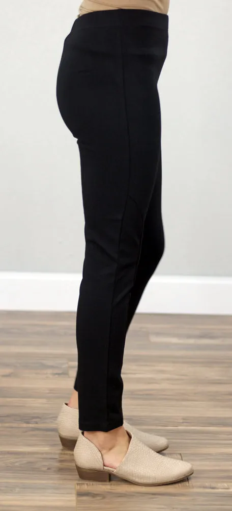 Lyrca Leggings in Black by Valentina