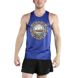 Men's Competitor Lite Printed Singlet [N] - New Hampshire