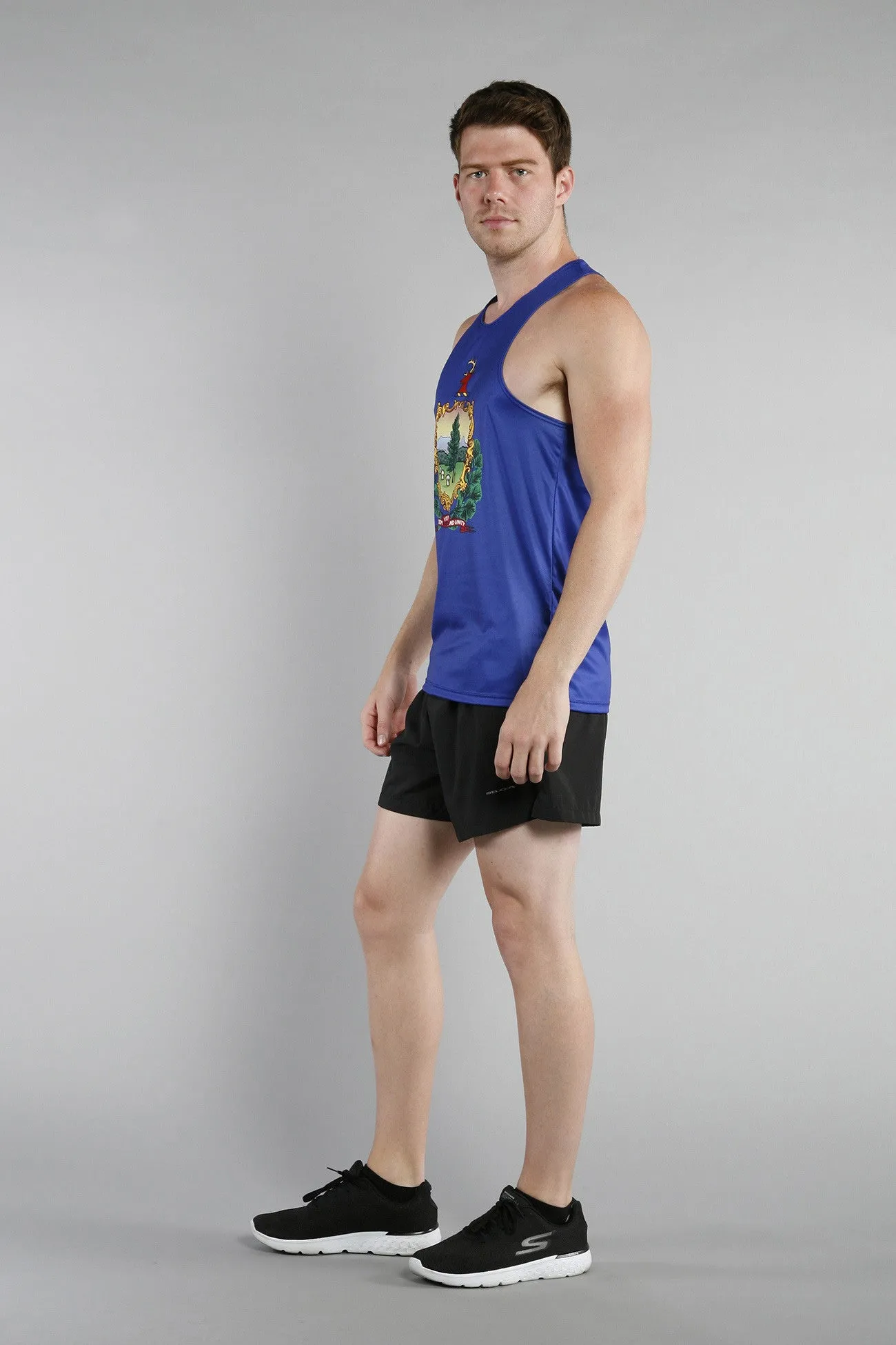 Men's Competitor Lite Printed Singlet [U-Z] - Vermont