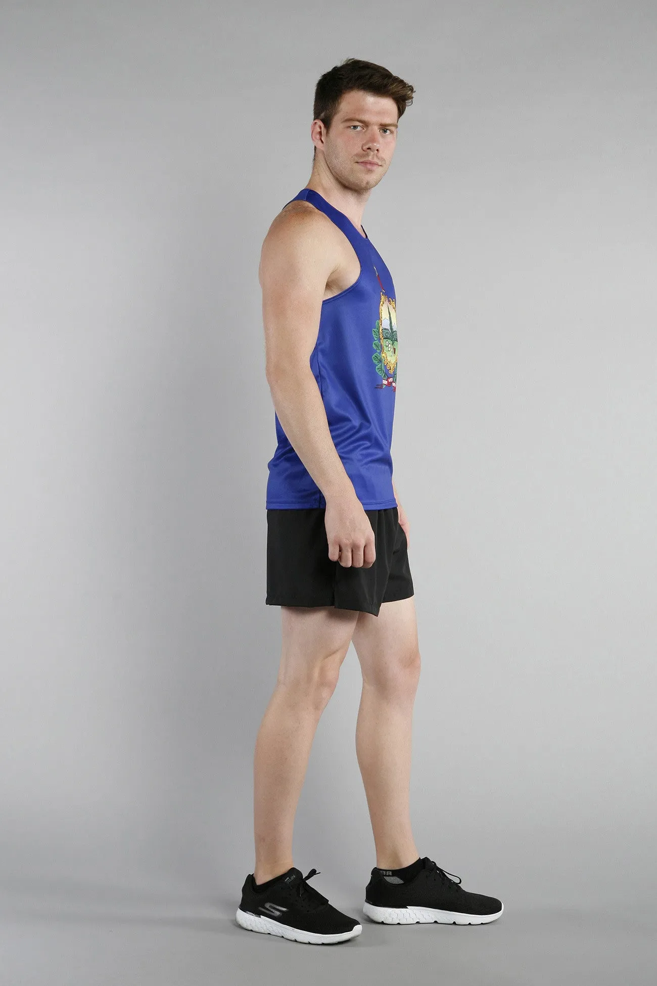 Men's Competitor Lite Printed Singlet [U-Z] - Vermont