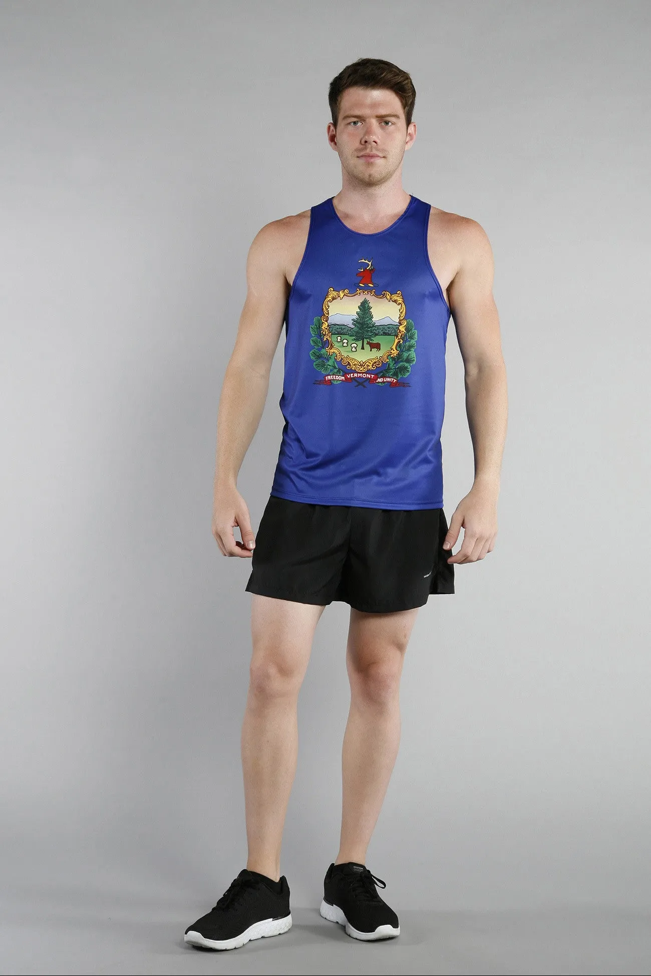 Men's Competitor Lite Printed Singlet [U-Z] - Vermont