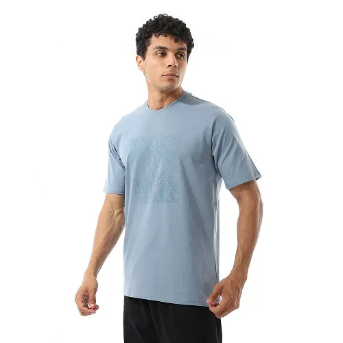 Men's Cotton T-Shirt - Classic and Comfortable Casual Tee - Light Blue