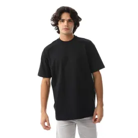 Men's Cotton T-Shirt over size- Casual and Comfortable  - Black