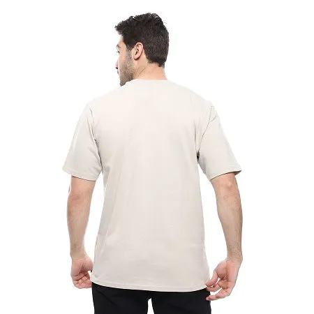 Men's Cotton T-Shirt Trendy and Comfy - Beige