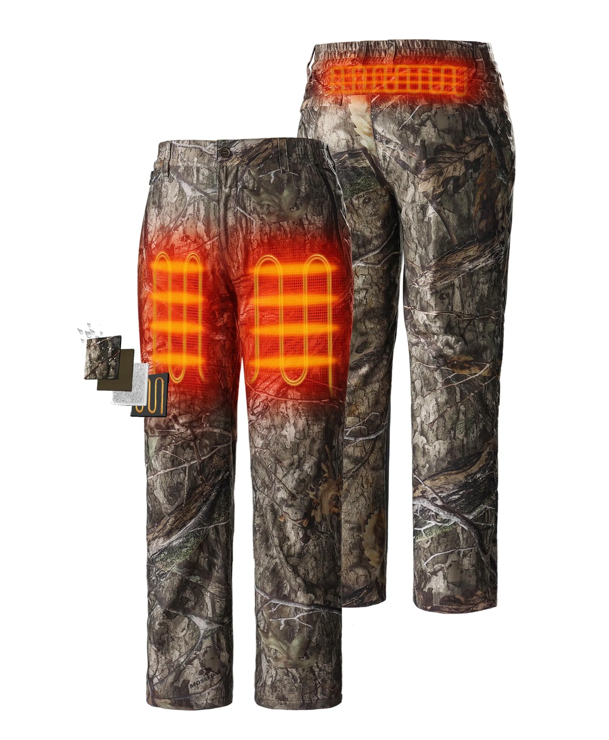 Men's Heated Hunting Pants, Mossy Oak® Country DNA Pattern