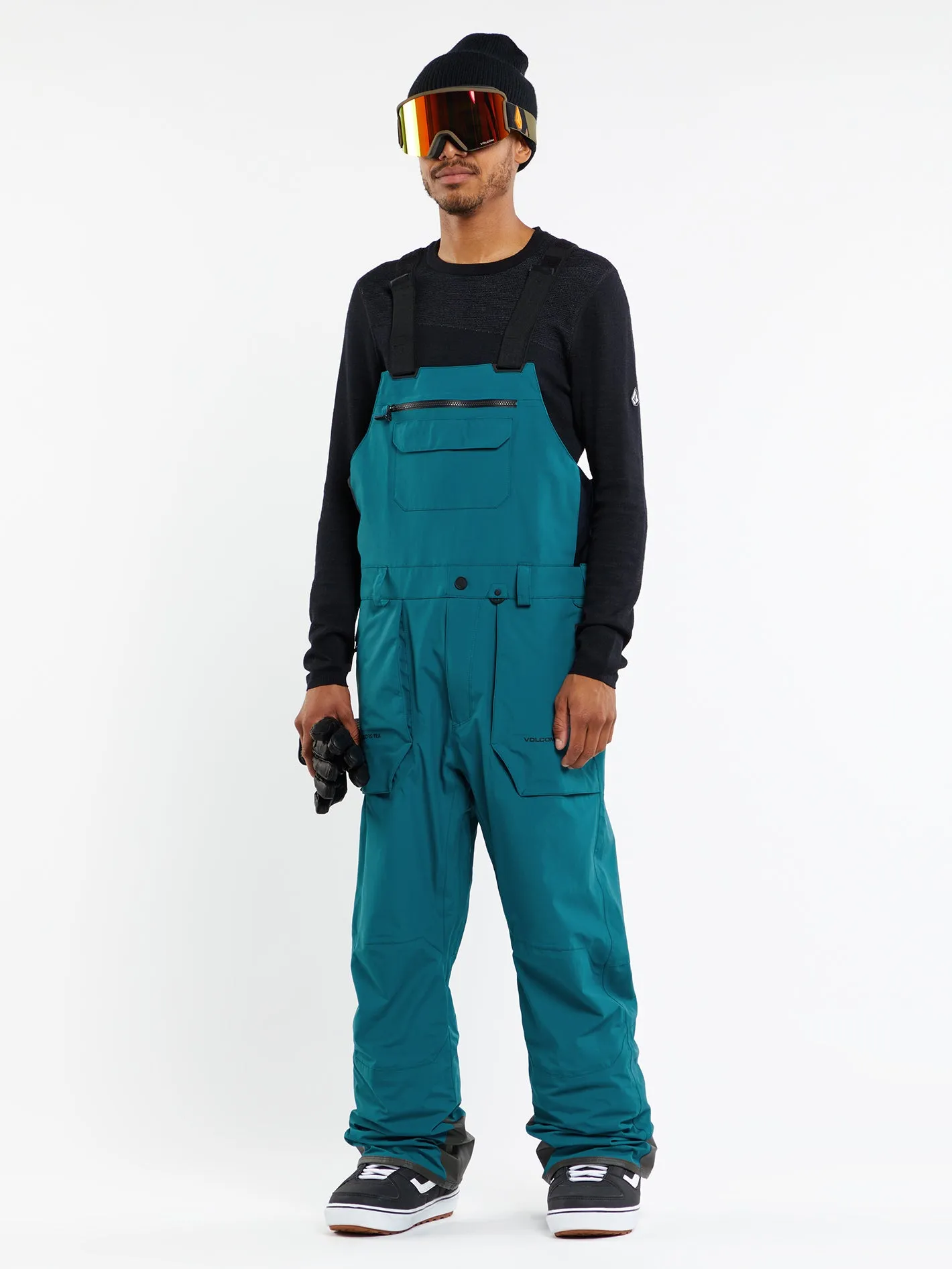 Mens Rain Gore-Tex Bib Overalls - Blue