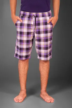 Men's Soft Check Short Comfy and Stylish -Move