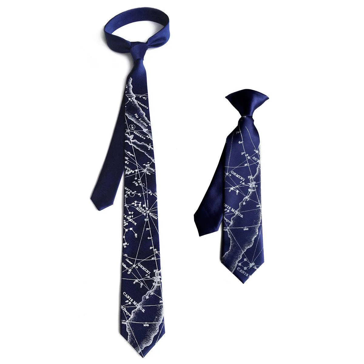 Milky Way Galaxy kids tie. Boys clip-on necktie.