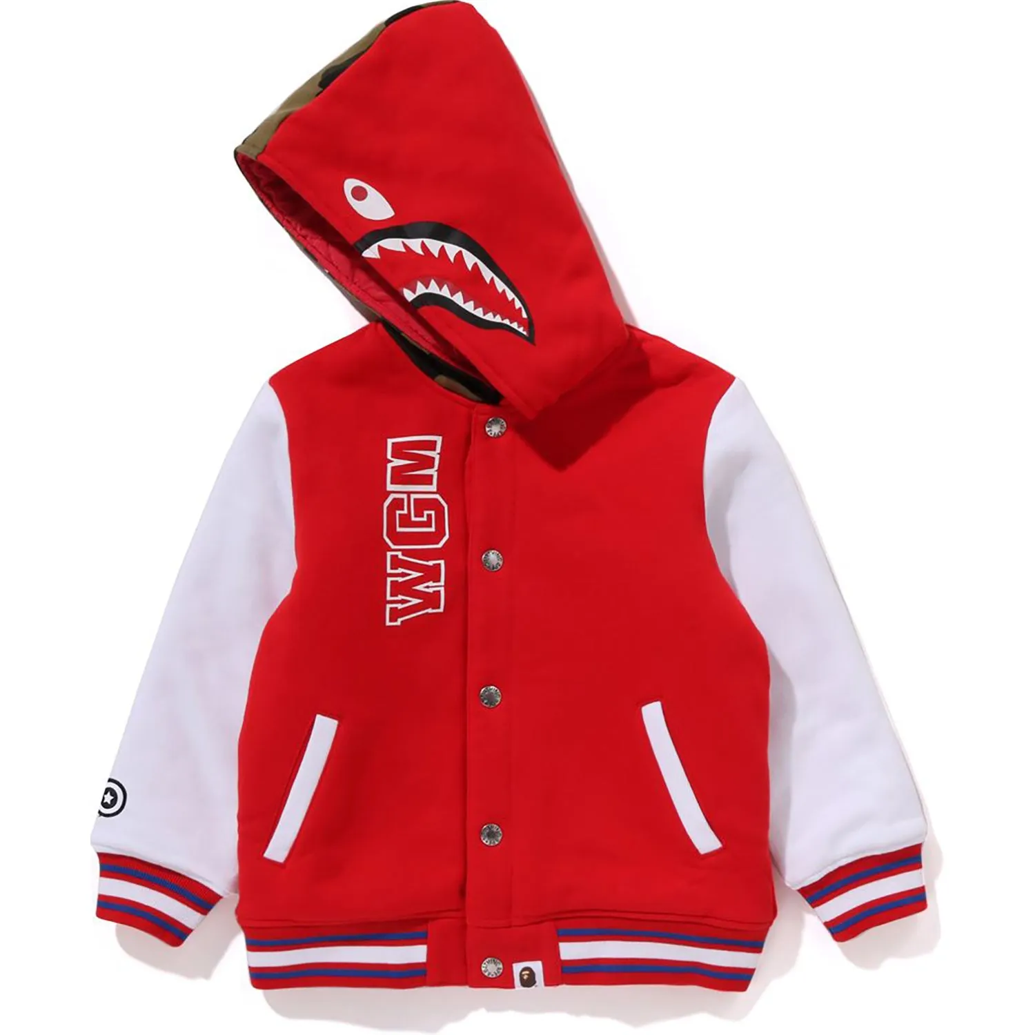 MILO SHARK HOODIE SWEAT VARSITY JACKET KIDS