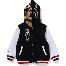 MILO SHARK HOODIE SWEAT VARSITY JACKET KIDS