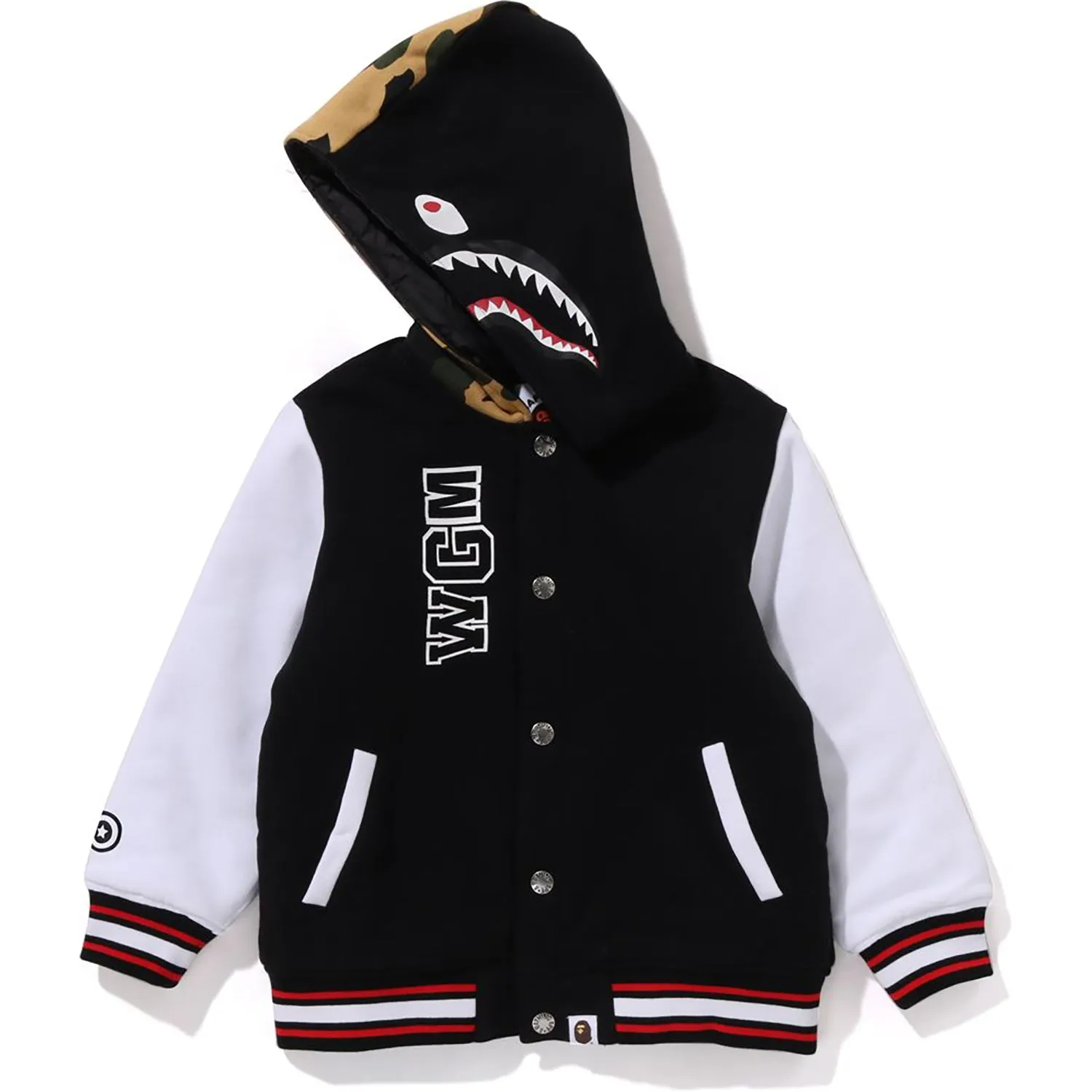 MILO SHARK HOODIE SWEAT VARSITY JACKET KIDS