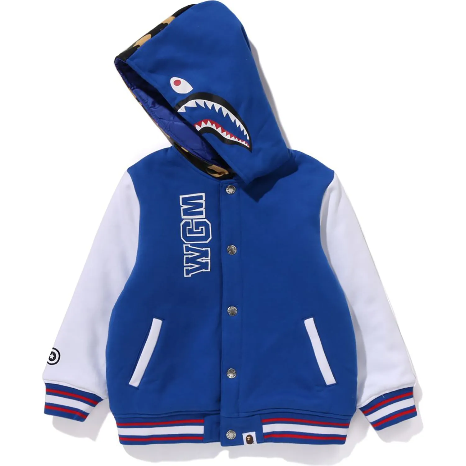 MILO SHARK HOODIE SWEAT VARSITY JACKET KIDS