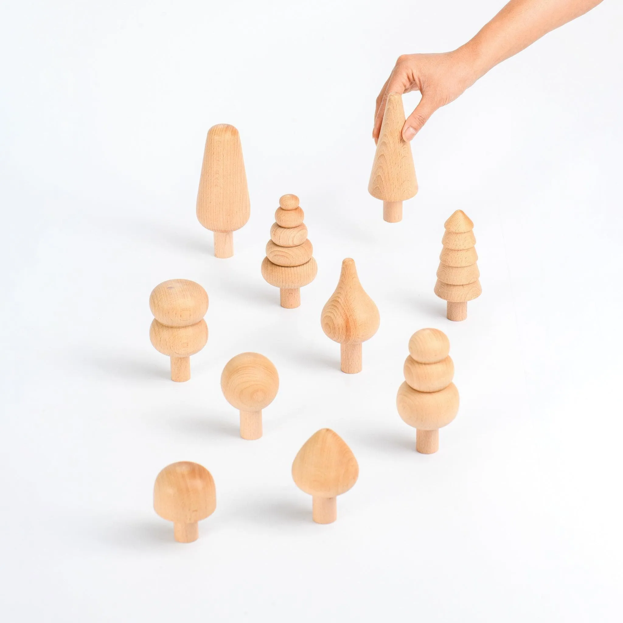 Montessori Natural Wooden Trees