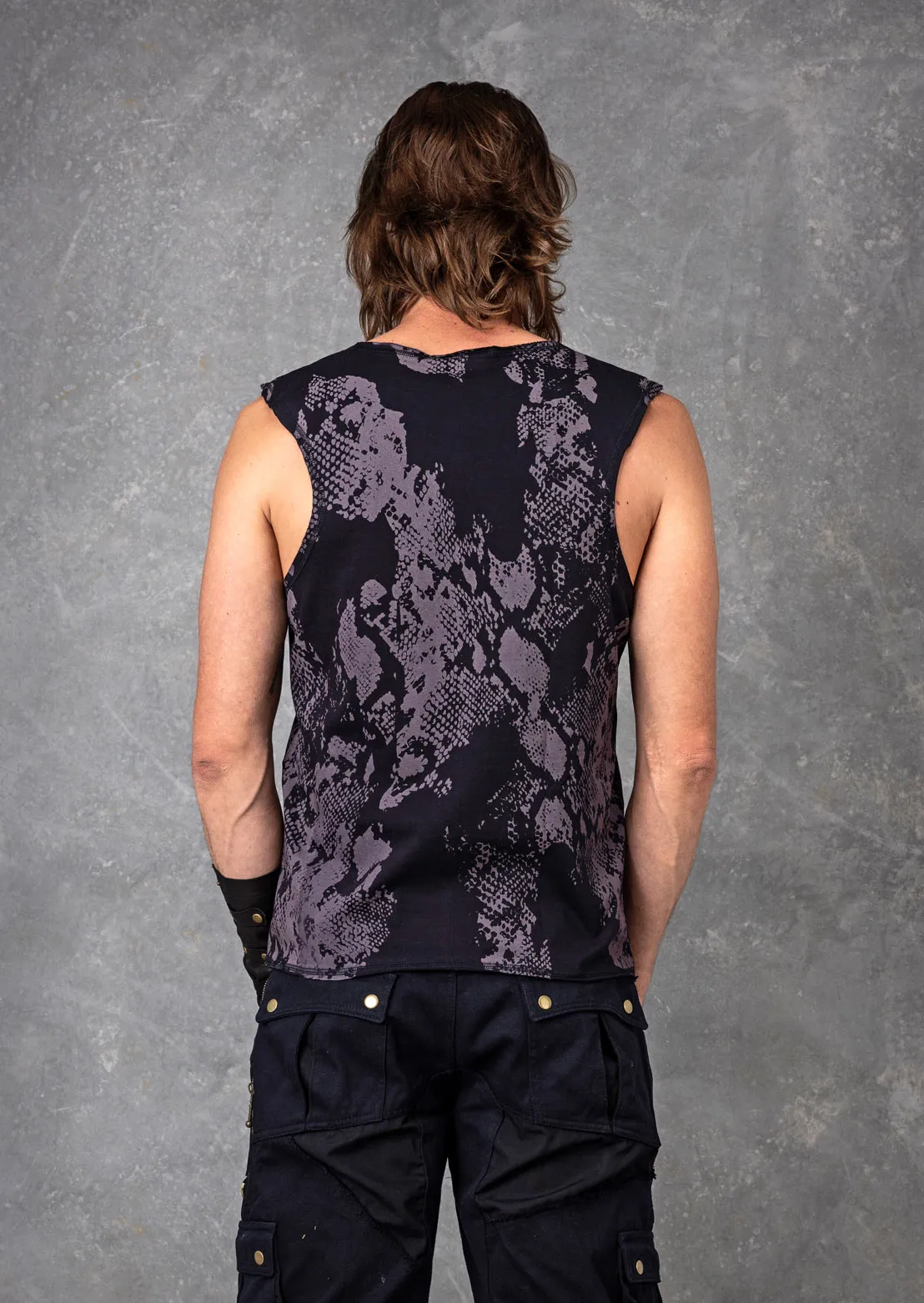 Mystic singlet -SNAKE print