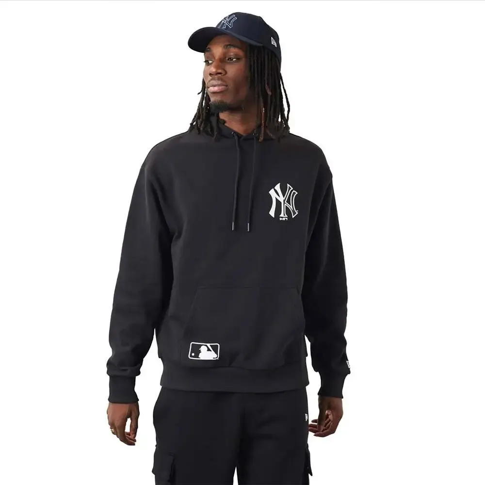 New York Yankees Mlb Team Logo Black Hoodie