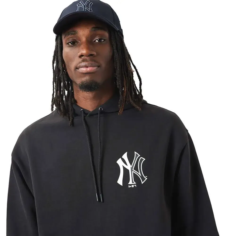 New York Yankees Mlb Team Logo Black Hoodie