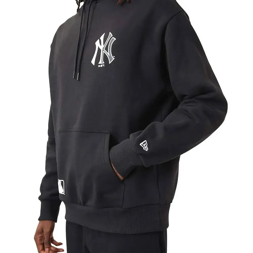 New York Yankees Mlb Team Logo Black Hoodie