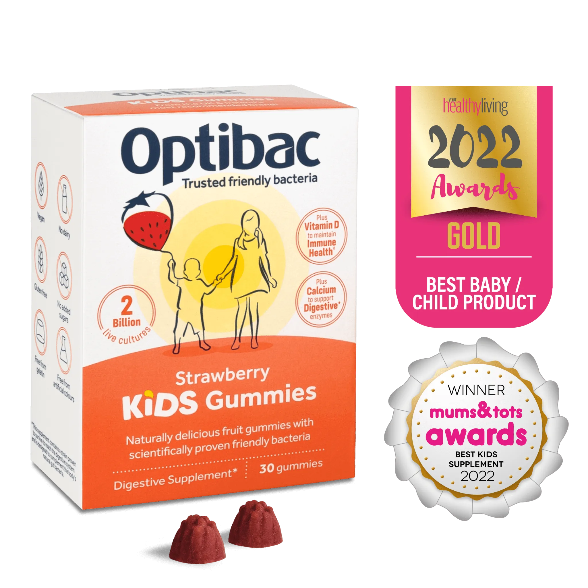 OptiBac Kids Gummies 30 Pack