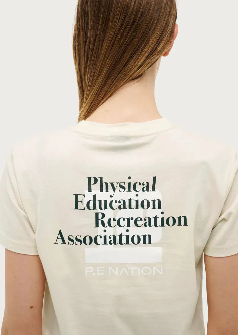 PE NATION - Medley SS Tee - Whisper White