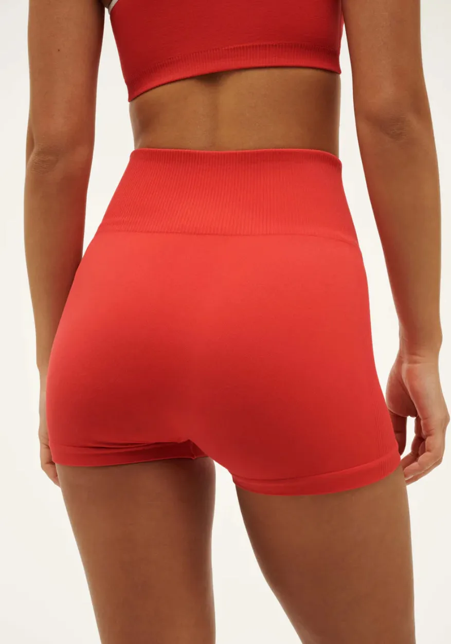 PE NATION - Restore Seamless 2.5” Bike Short - Poppy Red