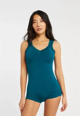 Peacock Iconic Cami with Shelf Bra