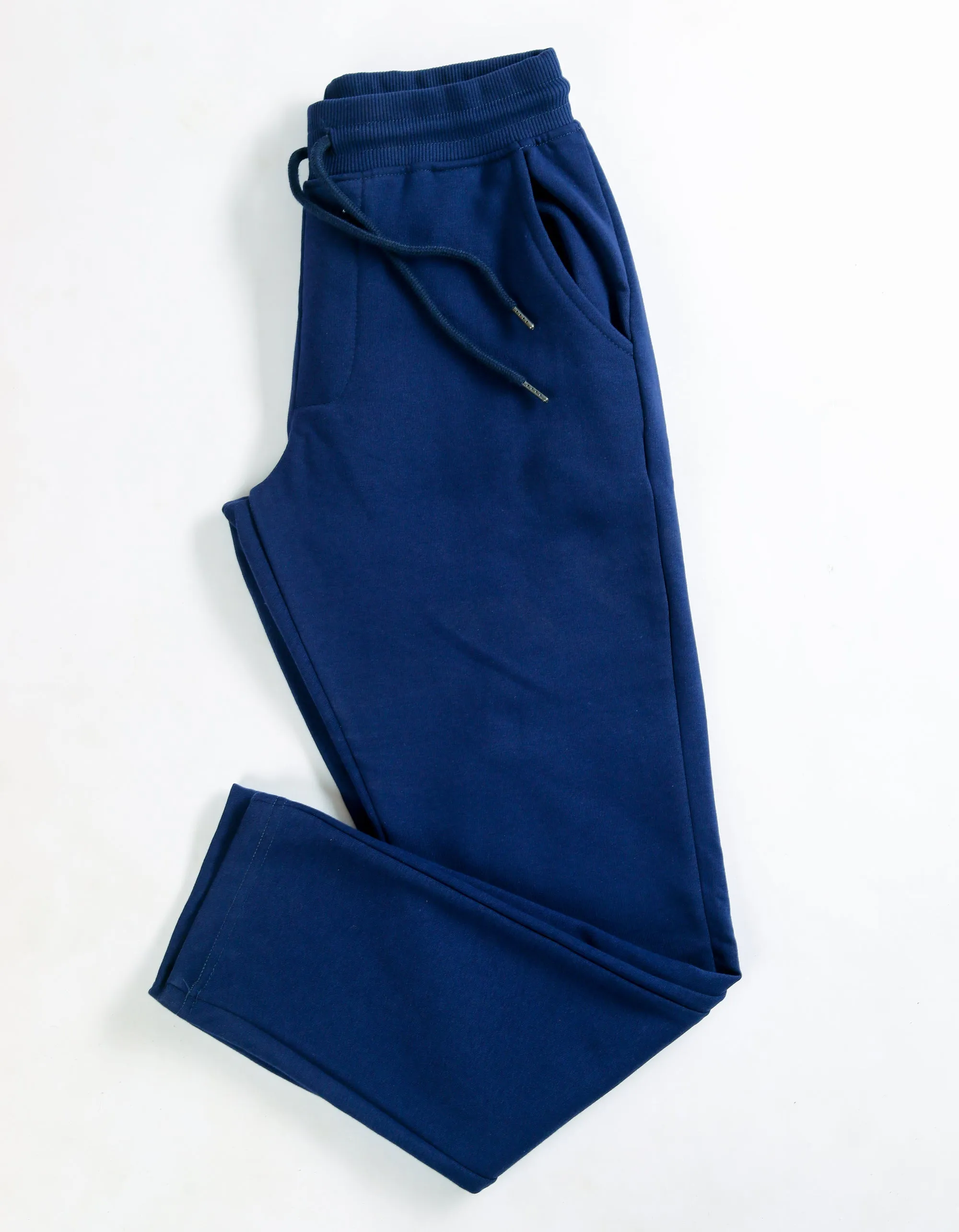 Plain Men's Sweatpants - Comfortable and Versatile Loungewear_ Navy