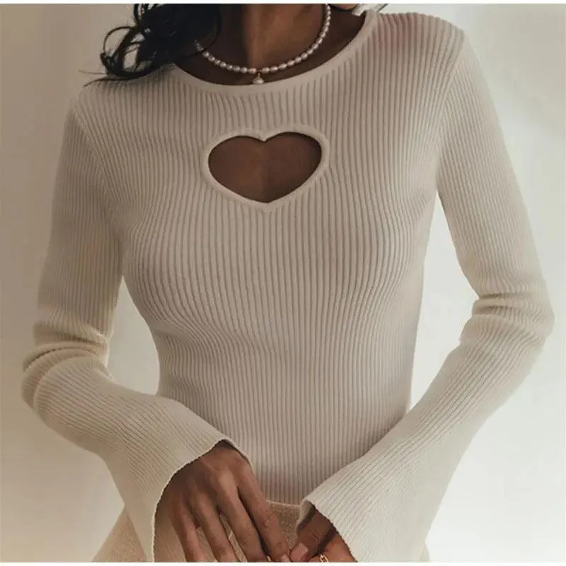 Roseline Heart Statement Top