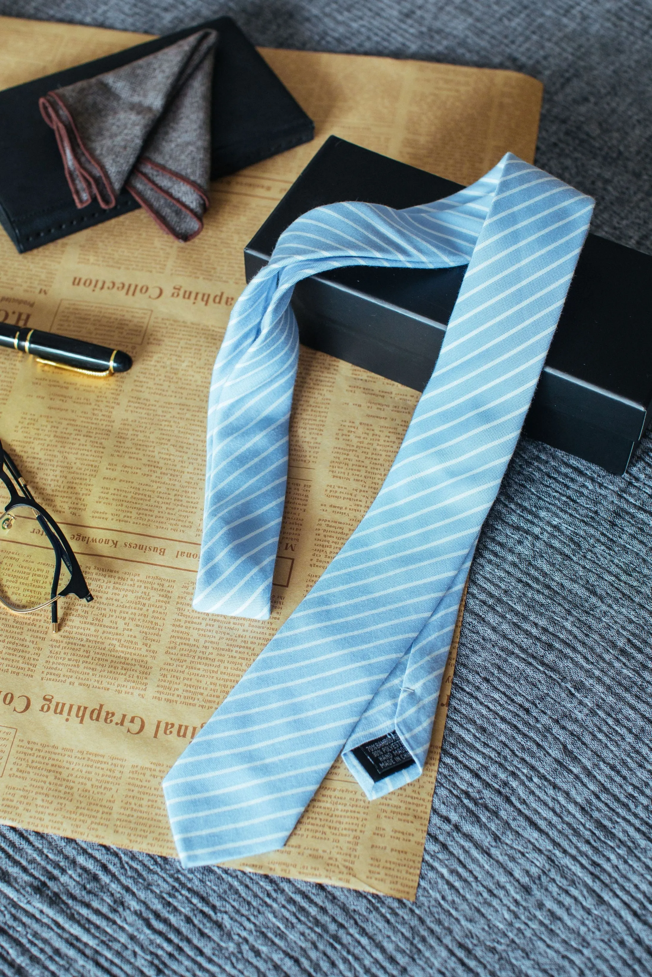 Simple Being Striped Pattern Neckties