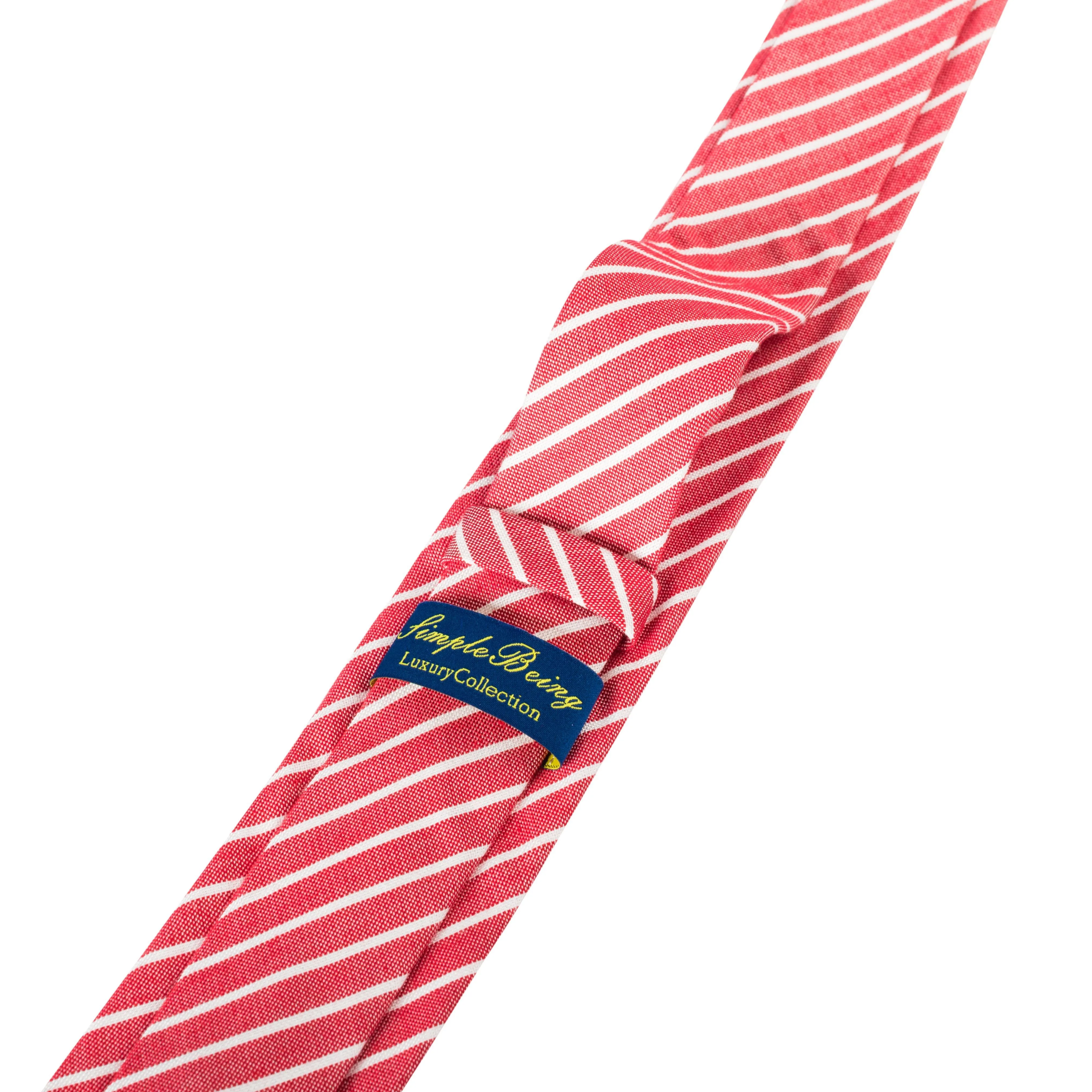 Simple Being Striped Pattern Neckties