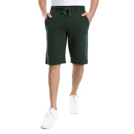 Stylish Printed Men's Shorts - Green