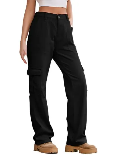 TEEK - Straight Denim Cargo Pants