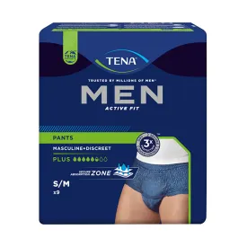 TENA Men Active Fit Pants Plus Medium 9 Pack